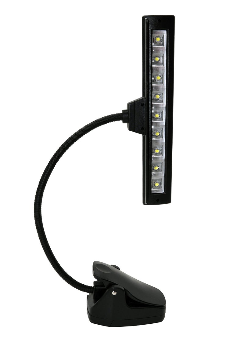 Karlling Portable Clip On Adjustable Neck 9 LEDs Music Stand Light Piano Orchestra Lamp Reading Light USB Book Lights - Image 3